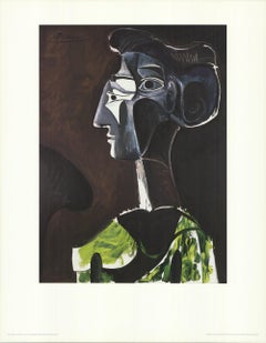 Pablo Picasso "Großes Profil" 1986- Kubismus,  Vintage By