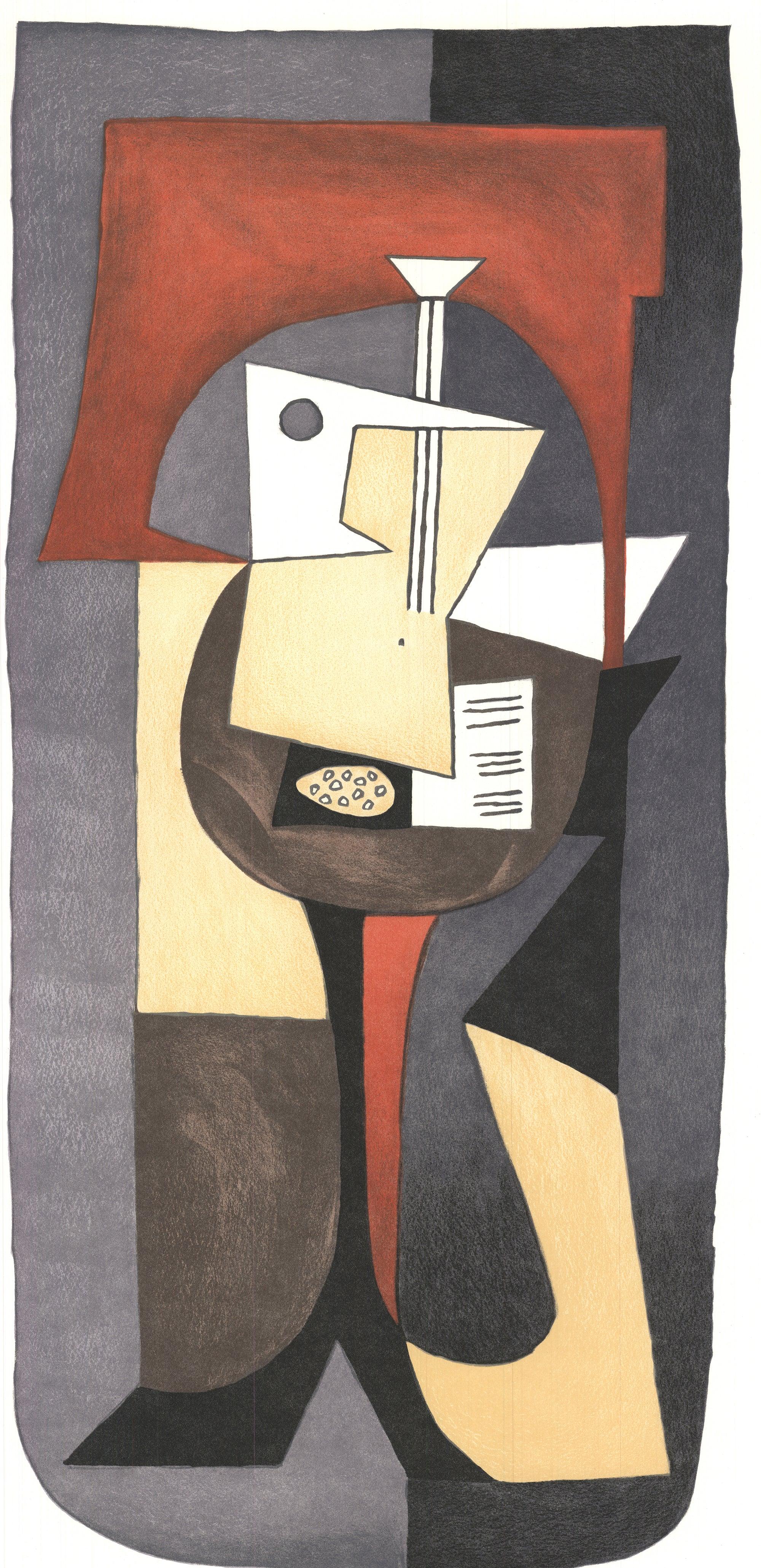 Pablo Picasso 'Guitare Et Partition' 1982- Offset Lithograph For Sale 2