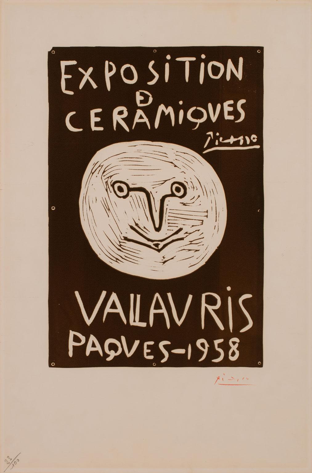 Pablo Picasso Handsignierter Linolschnitt, 