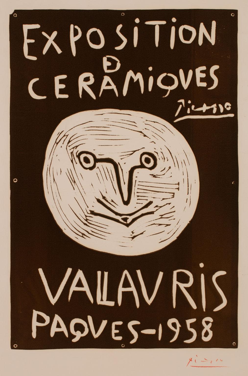 Pablo Picasso Handsignierter Linolschnitt, 