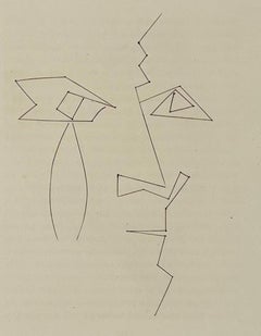 Pablo Picasso Head of a Man in Broken Lines, Carmen Plate XXXIV