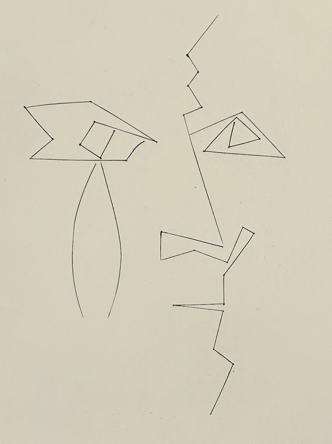 Pablo Picasso Tête d'homme aux lignes brisées (planche XXXIV), extrait de Carmen