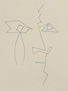 Pablo Picasso Tête d'homme aux lignes brisées (planche XXXIV), extrait de Carmen