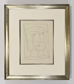 Pablo Picasso Head of a Woman Looking Left, Carmen Plate XXXV