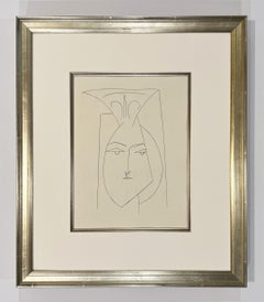 Pablo Picasso, Head of a Woman with Mantilla, Carmen Plate I