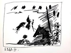Pablo Picasso - Jeu de la Cape - Lithograph