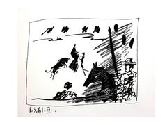Pablo Picasso - Jeu de la Cape - Litografía