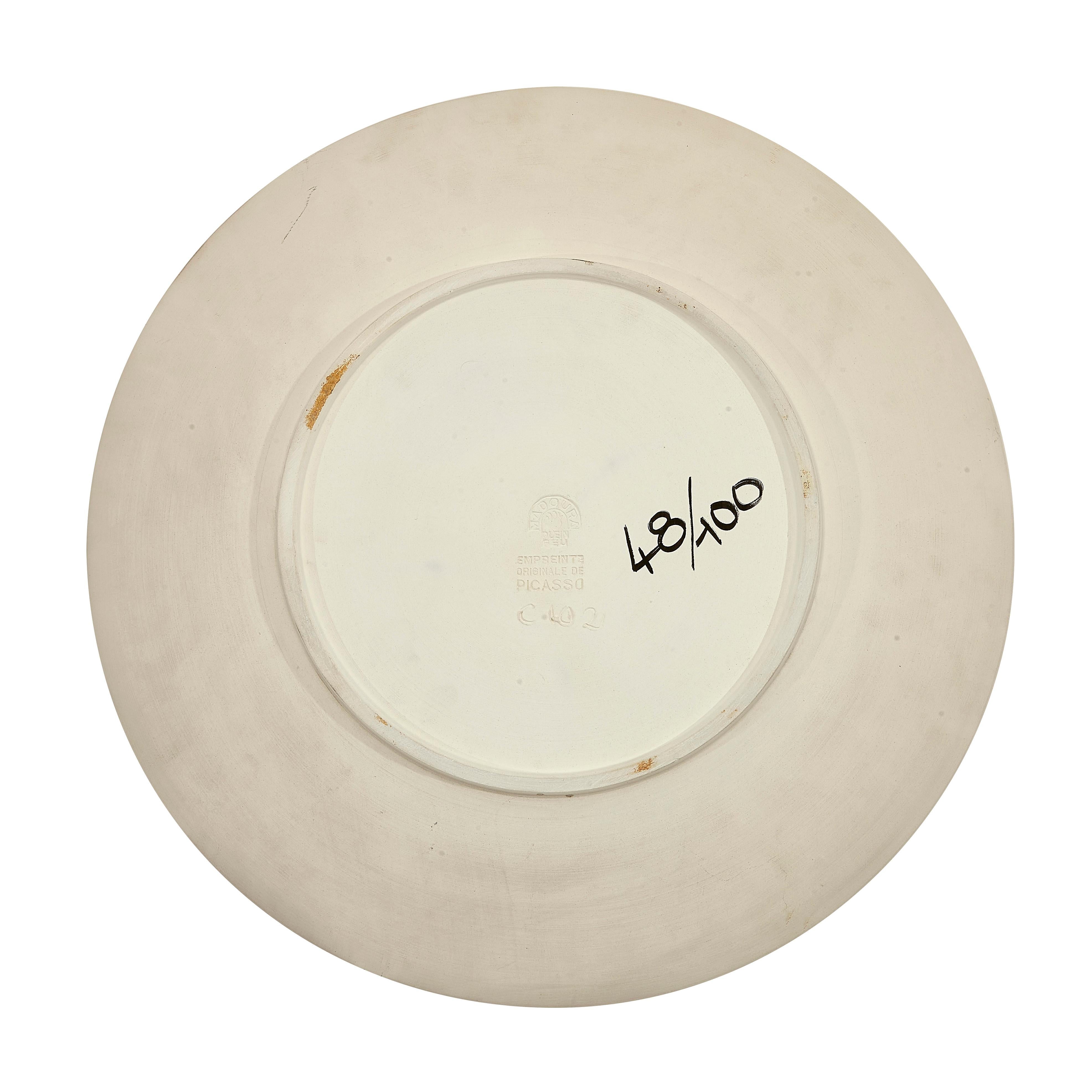 Pablo Picasso 'Joie de vivre' (A. R. 346) Joy of Life Madoura Plate 1956 For Sale 1