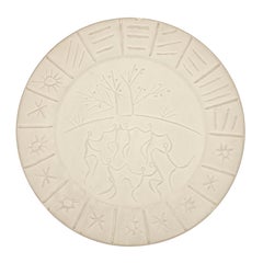 Pablo Picasso « joie de vivre » (A. R. 346) Assiette Madoura 1956