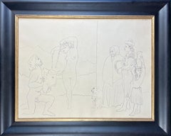 Pablo Picasso – La Danse Des Banderilles – hand-signed Lithograph on Arches 1954