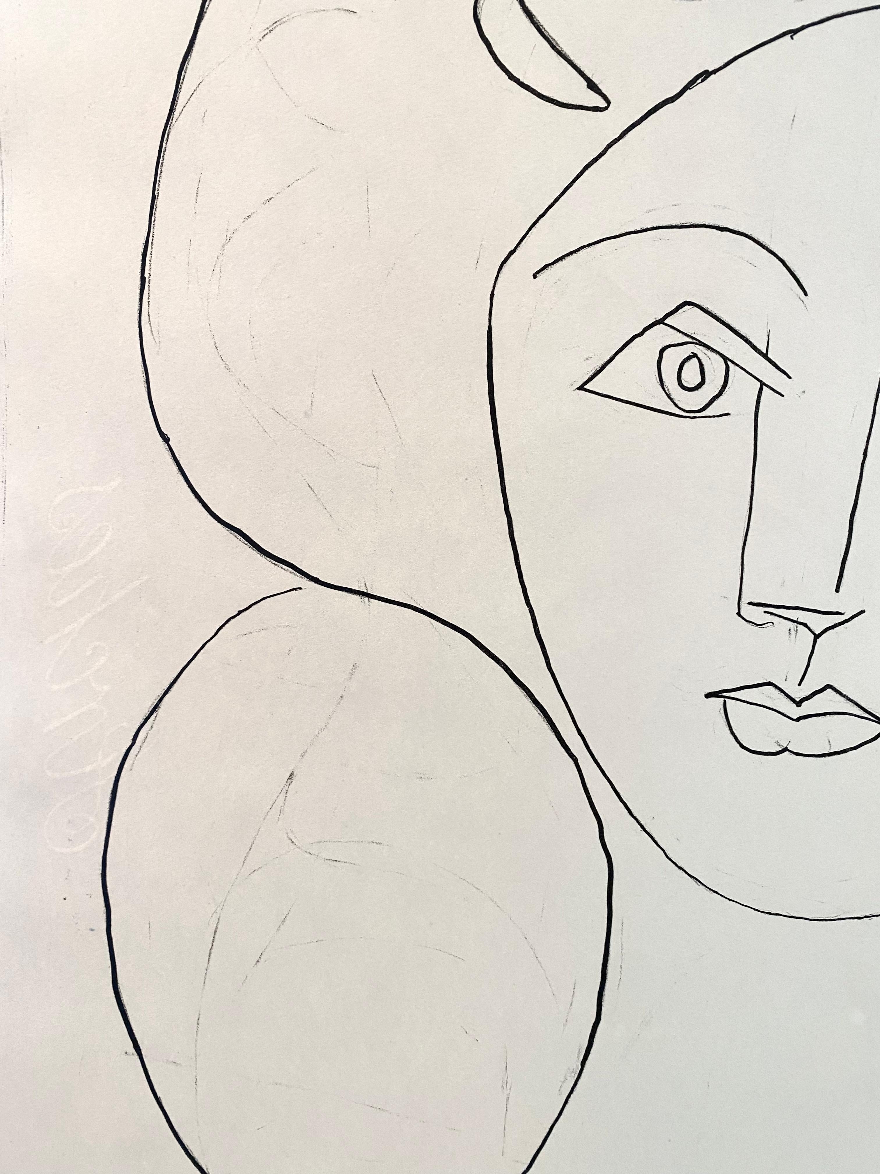 Pablo Picasso- La Femme au Collier  Portrait de Françoise, 1947 4