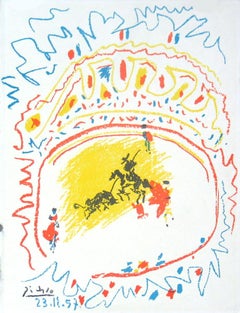 Pablo Picasso 'La Petite Corrida from XX siecle' 1957- Lithograph-