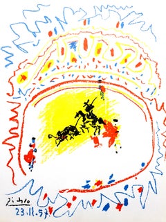 Used Pablo Picasso - La Petite Corrida - Original Lithograph