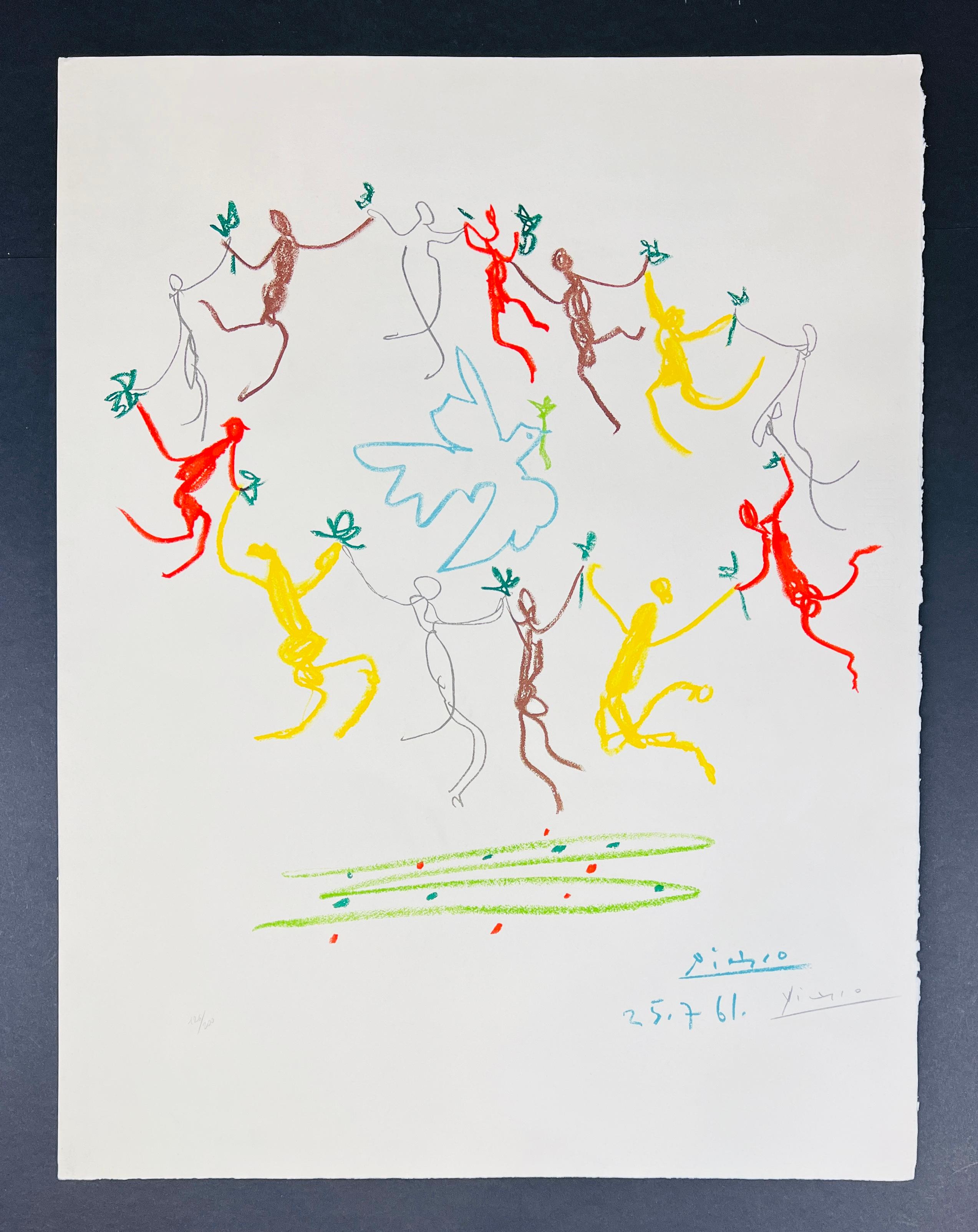 Pablo Picasso - La ronde de la jeunesse - litografia firmata a mano su Arches - 1961 3