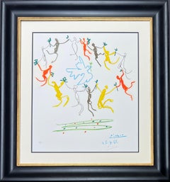 Pablo Picasso -La ronde de la Jeunesse – hand-signed Lithograph on Arches - 1961