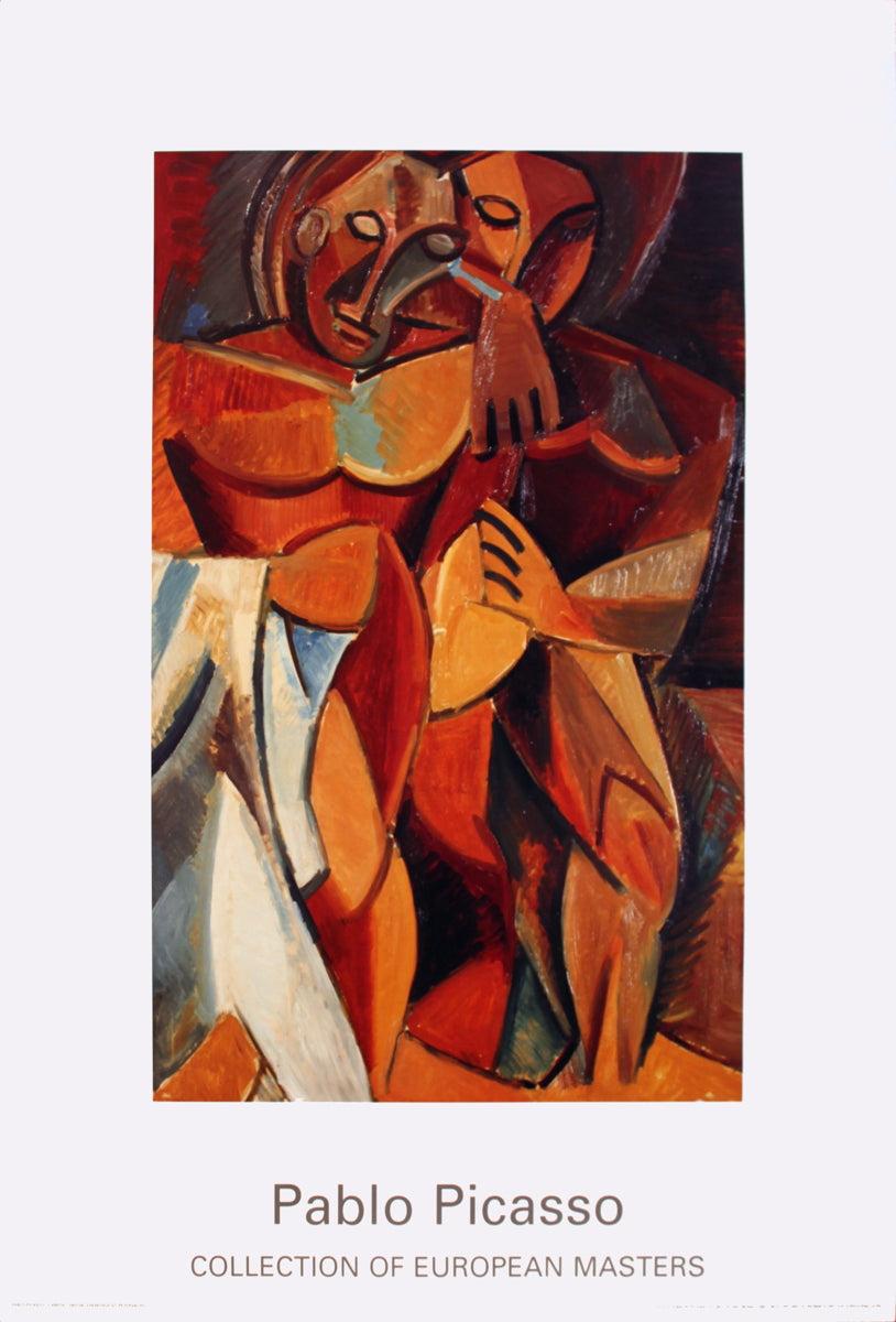 Published by Kunstsammlung Nordhein-Westfalen in Dusseldorf and printed by Achenbach Art Edition. Referenced: Rodrigo, Vol. II.
In "L'Amitié," Picasso presents a powerful and evocative image that celebrates the bond of friendship between two