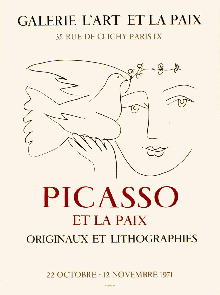 L'Art et la Paix-ORIGINAL LITHOGRAPH - Print by (after) Pablo Picasso