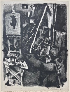 Pablo Picasso, "L'Atelier" (The Studio), 1948, lithograph, hand signed