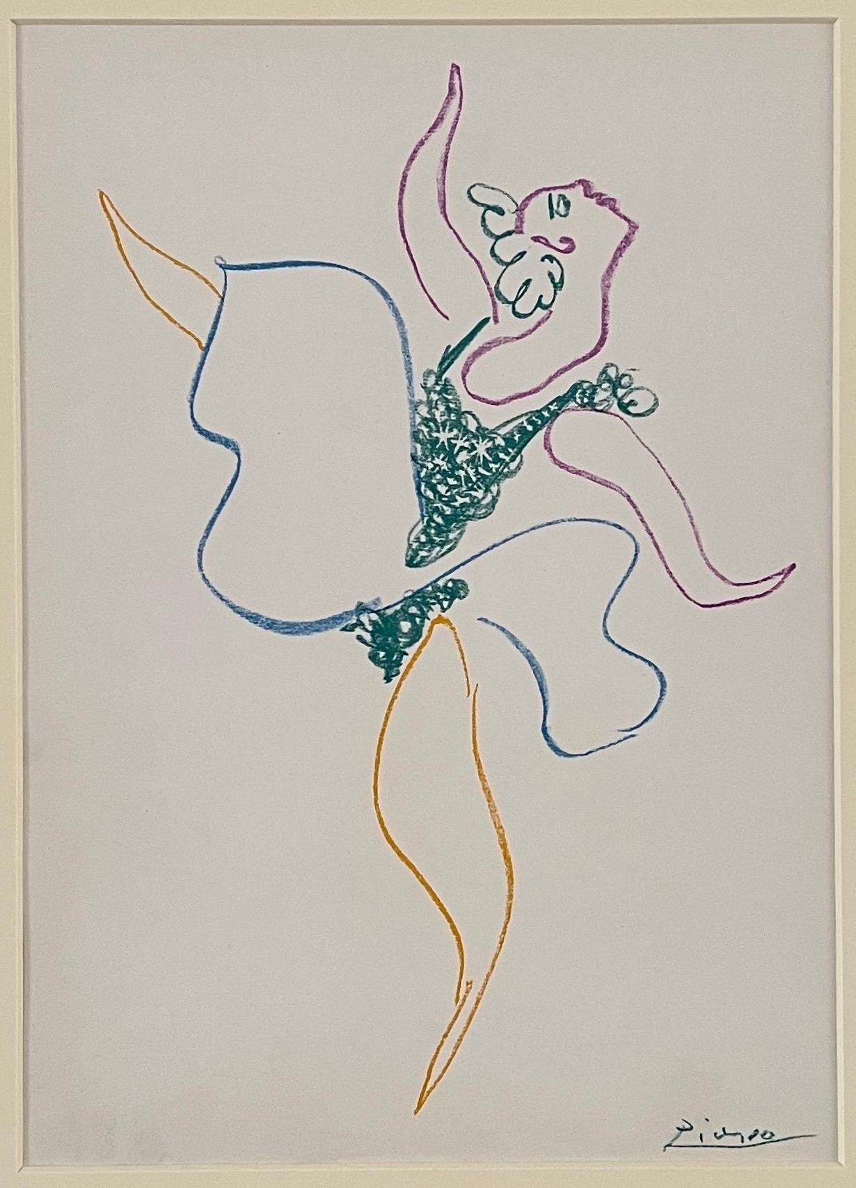 Pablo Picasso - Le Ballet (The Ballet Dancer) - lithograph, Framed For Sale 1