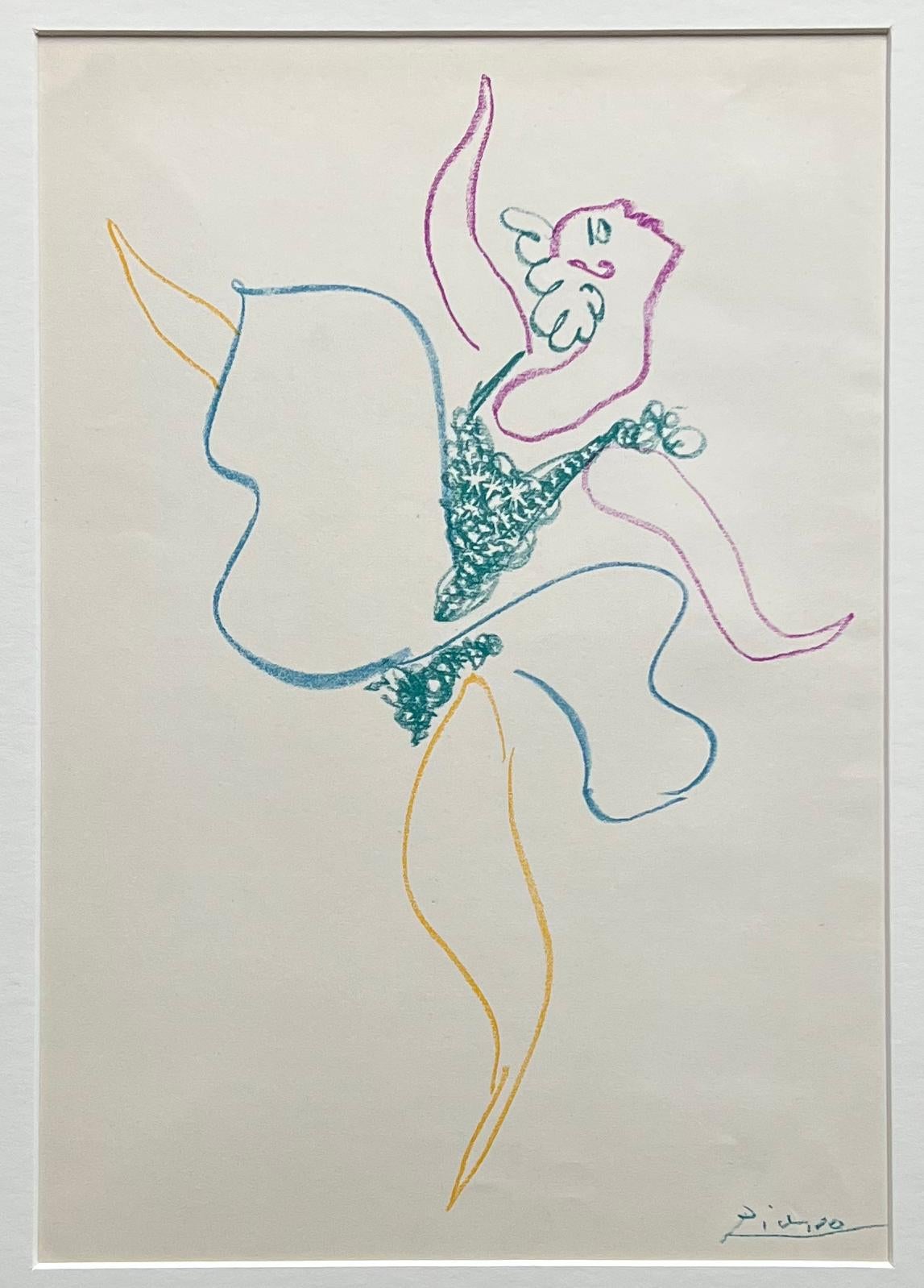 Pablo Picasso - Le Ballet (The Ballet Dancer) - lithograph, Framed For Sale 1