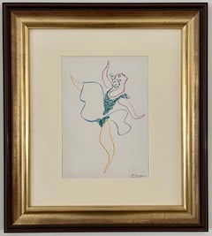 Pablo Picasso - Le Ballet (The Ballet Dancer) - lithograph, Framed