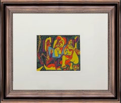 Pablo Picasso 'Le Dejeuner sur L'Herbe' 1971 Cubist Linocut