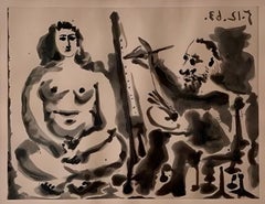 Pablo Picasso - Le Peintre et son Modèle IV