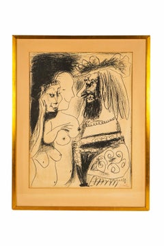 PABLO PICASSO LE VIEUX ROI FROM 1959 IN ORIGINAL LITHOGRAPH 