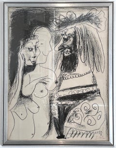 Pablo Picasso - Le Vieux Roi (El Viejo Rey), litografía original