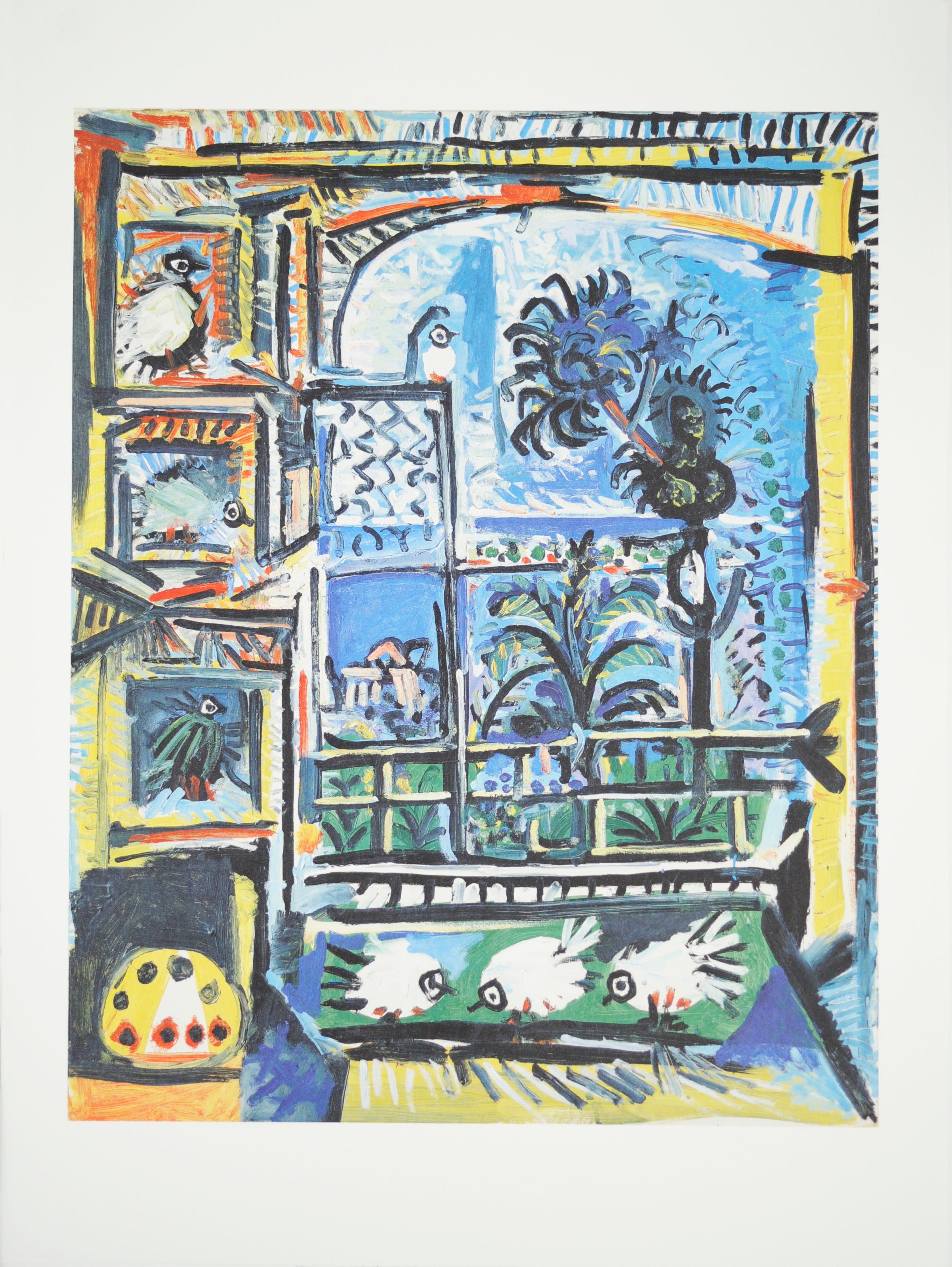 picasso pigeons poster