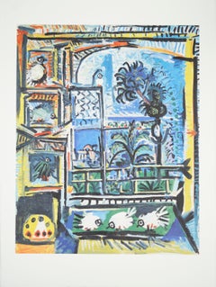 Pablo Picasso-Les Pigeons-31.5" x 23.5"-Poster-2012-Cubism