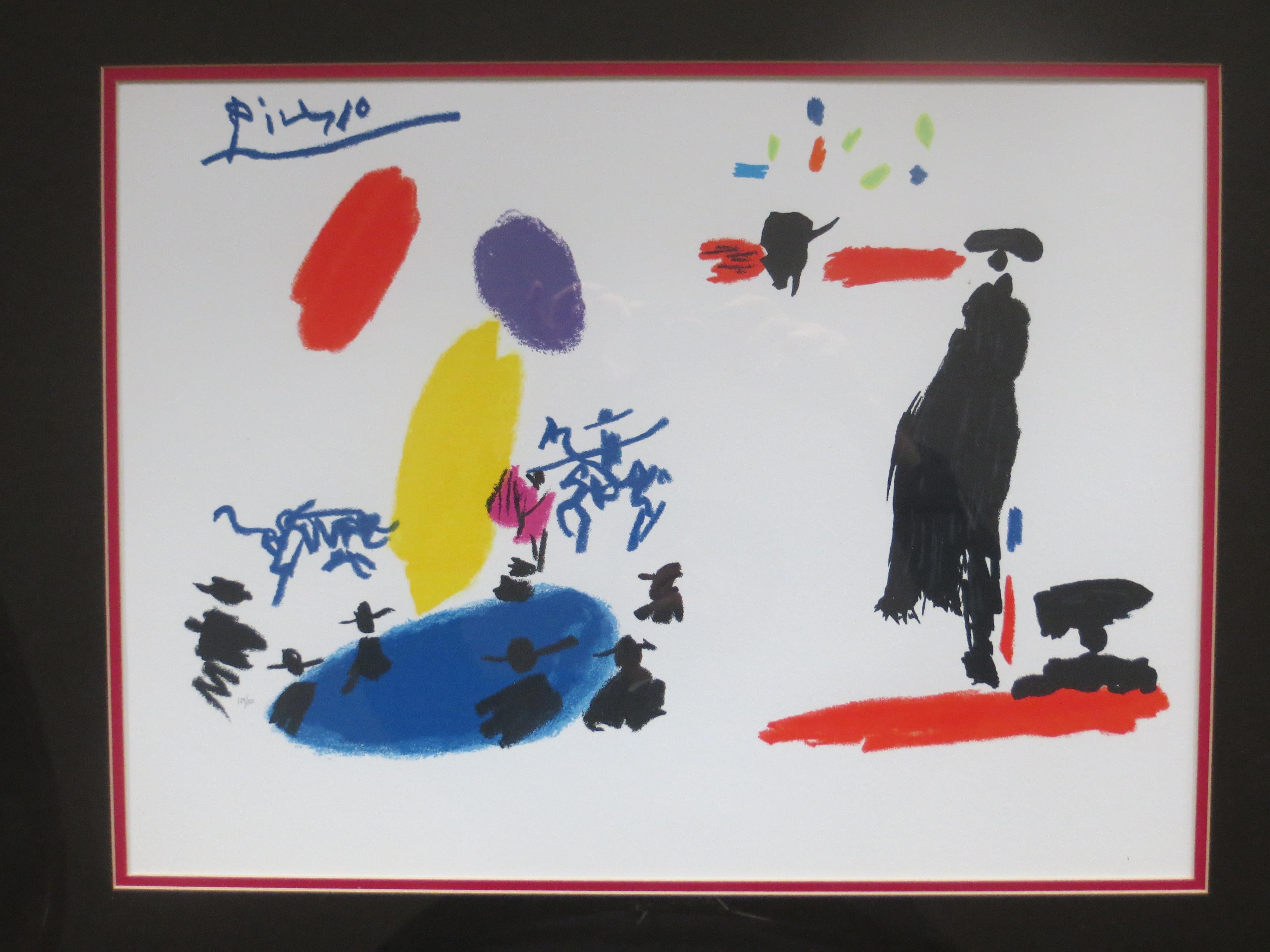 Pablo Picasso,  Lithographie  Toros  en vente 1