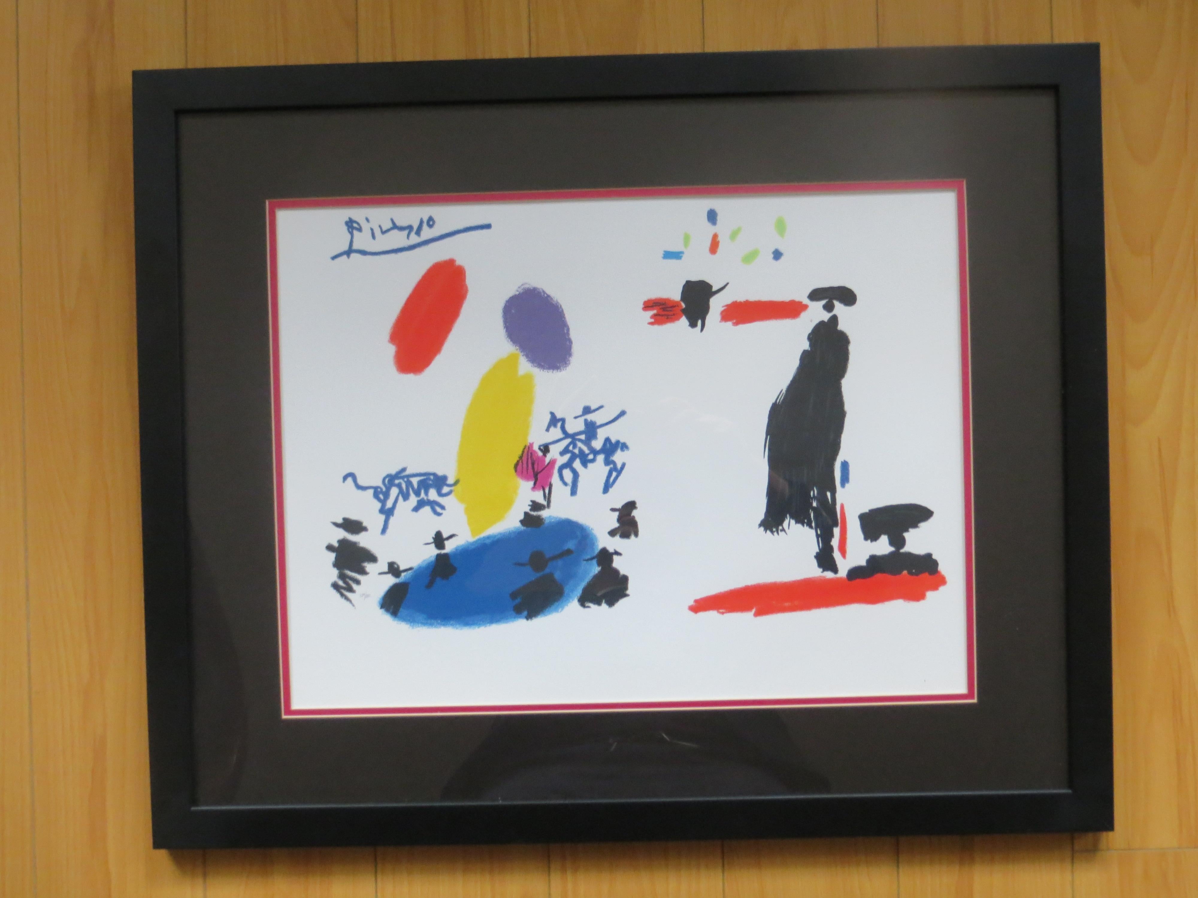 Pablo Picasso,  Lithographie  Toros  en vente 3