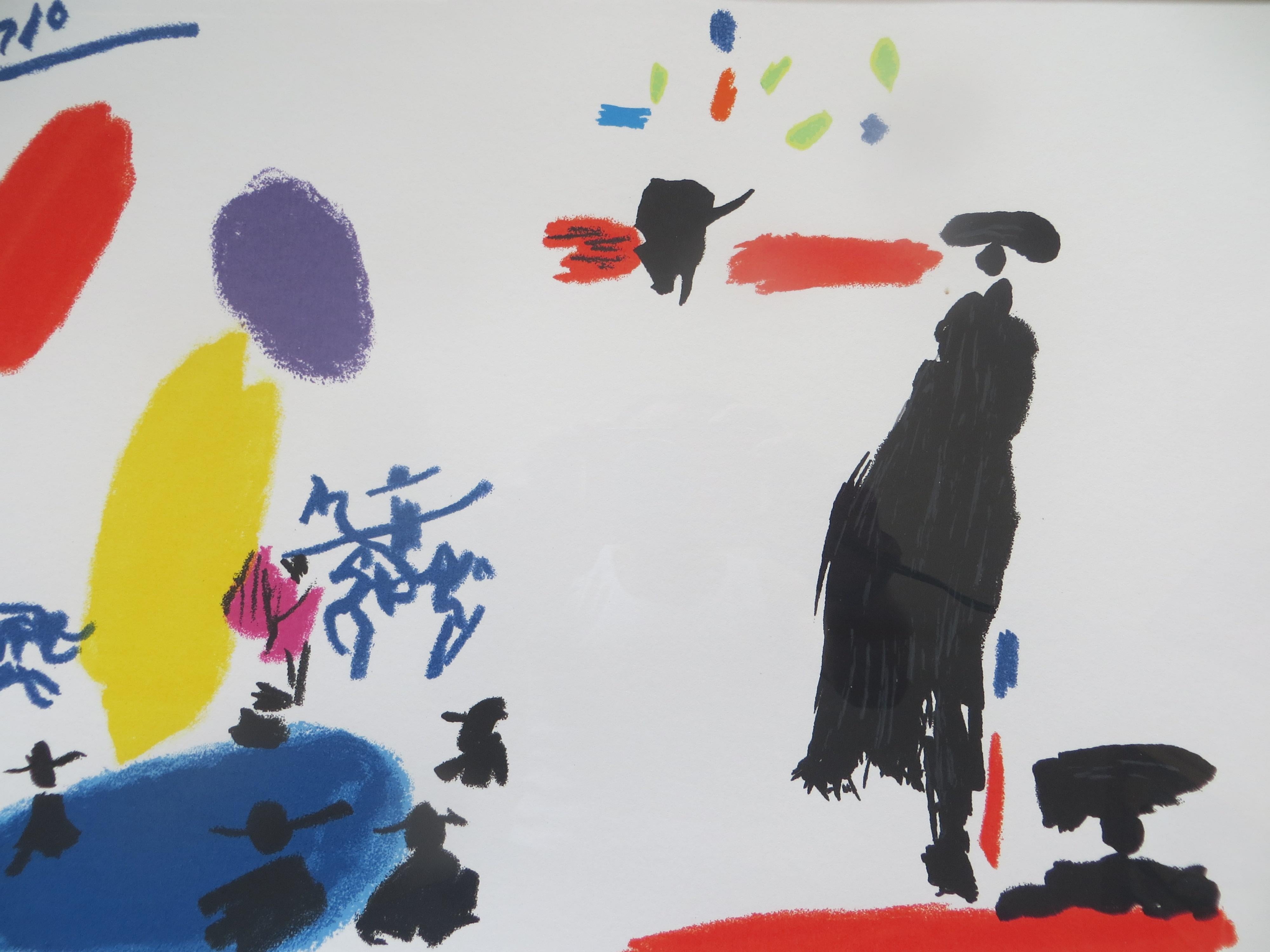Pablo Picasso,  Litografía numerada  Toros Y Toreros en venta 4