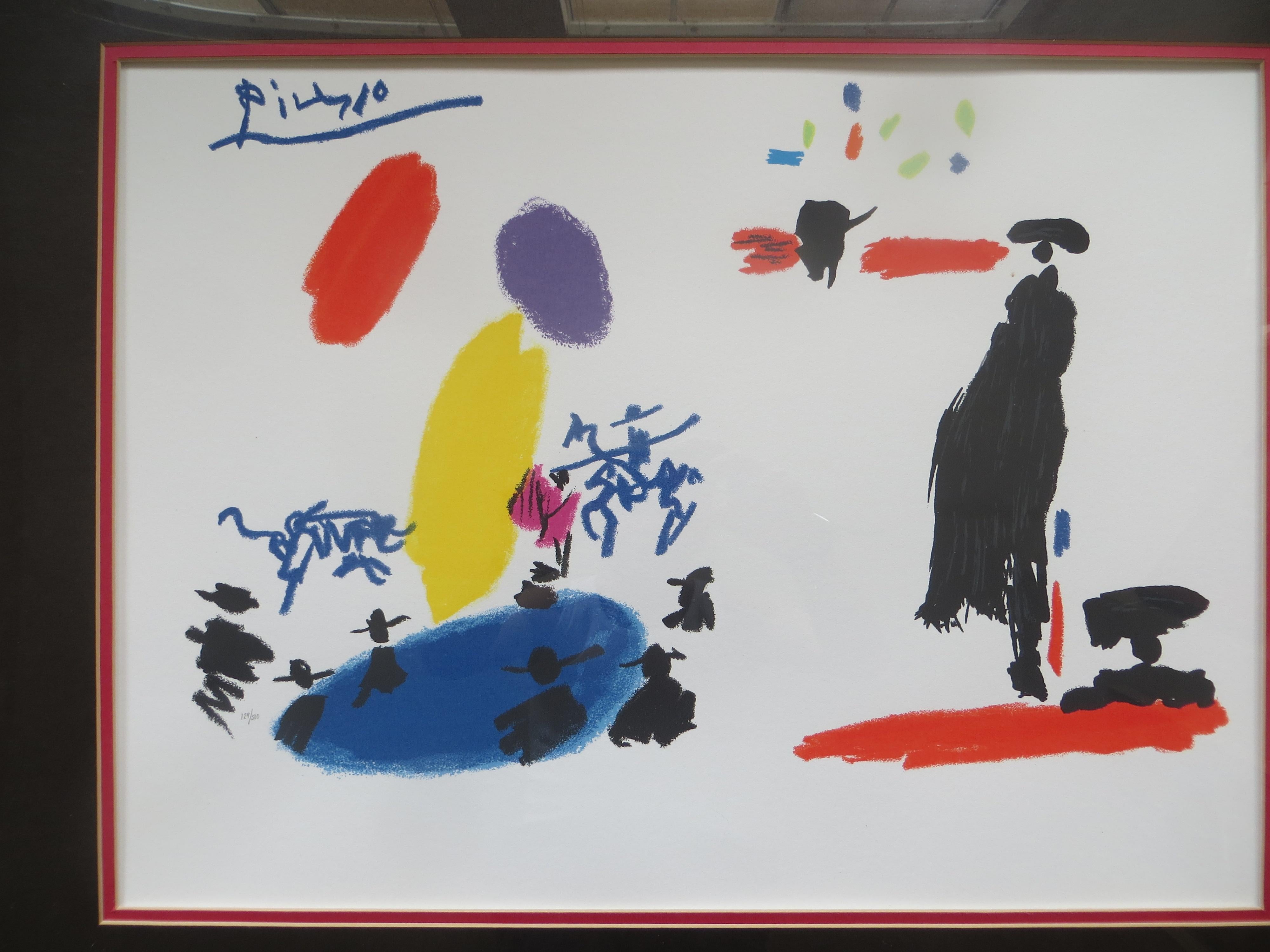 Pablo Picasso,  Litografía numerada  Toros Y Toreros en venta 5