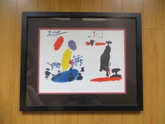Pablo Picasso,  Lithograph numbered  Toros Y Toreros