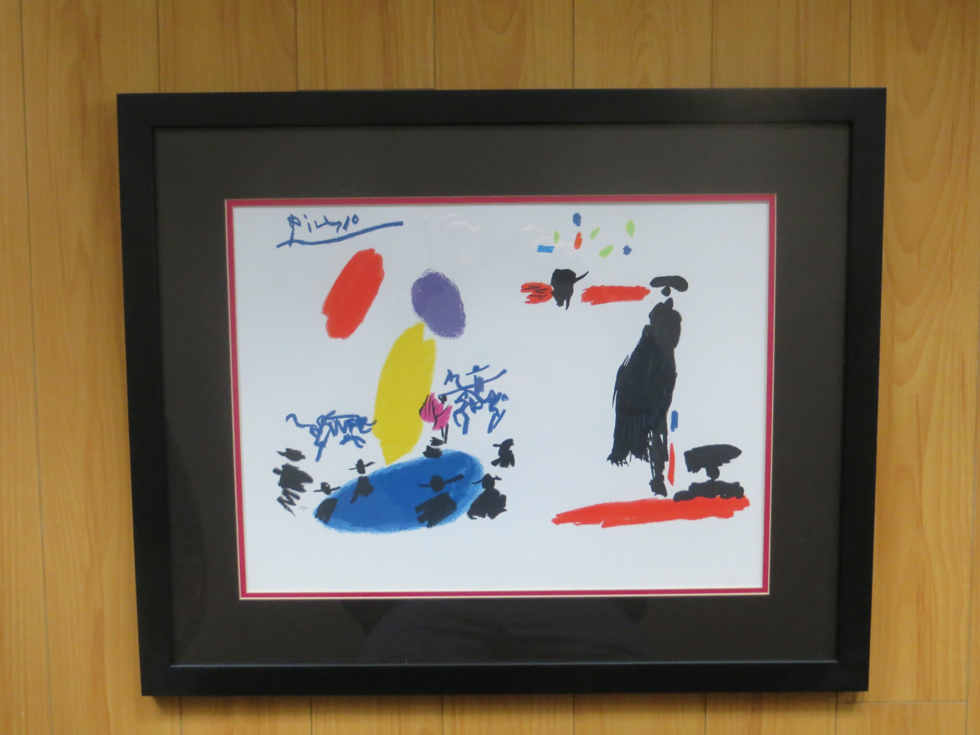 Signed Picasso Lithograph 2,146 For Sale on 1stDibs how much is a