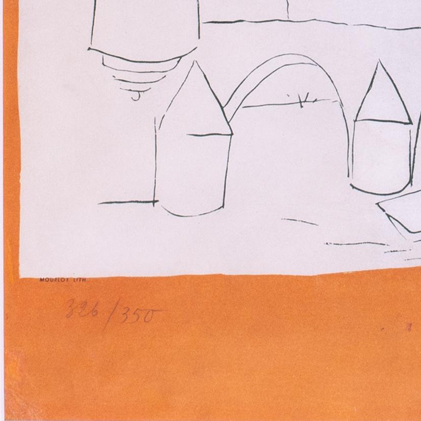 Pablo Picasso lithography, signed and number 'L’Arrivée du Chevalier, 1951 For Sale 3