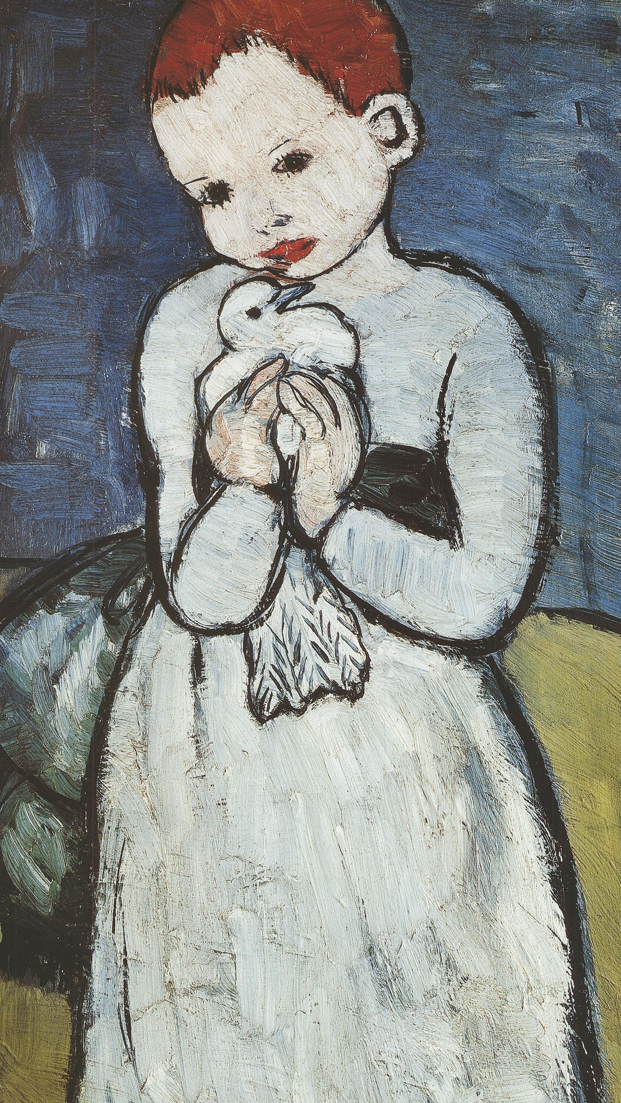 picasso girl with dove