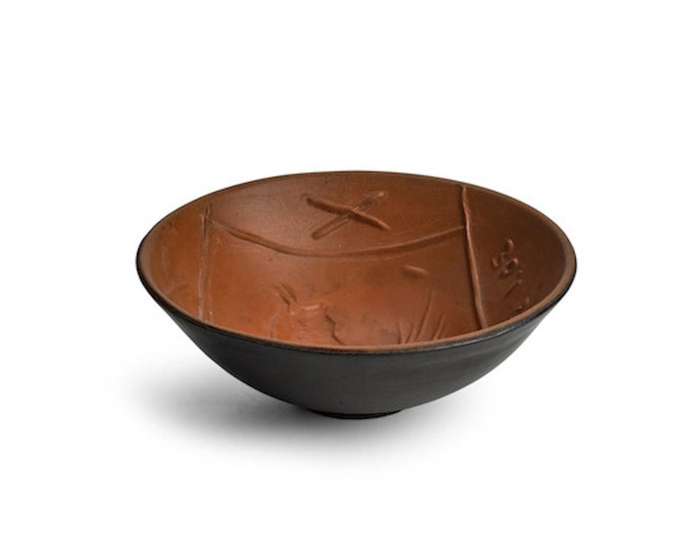 Pablo Picasso Madoura Ceramic Bowl 'Bull' Ramié 233 For Sale 2