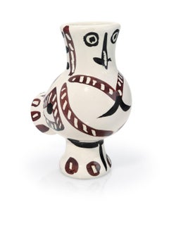 Pablo Picasso Madoura Ceramic Pitcher, 'Chouette aux Traits', Ramié 121