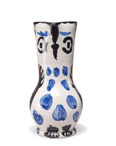 Pablo Picasso Madoura Ceramic Pitcher 'Cruchon hibou' Ramié 293