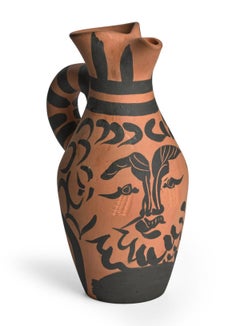 Pablo Picasso Madoura Ceramic Pitcher - Yan Barbu, Ramié 513