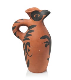 Pablo Picasso Madoura Ceramic Pitcher 'Yan visage' Ramié 512