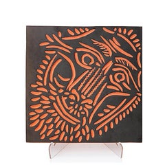Pablo Picasso Madoura Ceramic Plaque 'Tête de lion' Ramié 576