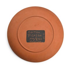 Pablo Picasso Madoura Ceramic Plate 'Bull' Ramié 392