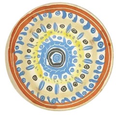 Pablo Picasso Madoura Ceramic Plate 'Motif spiralé' Ramié 404