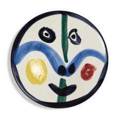 Pablo Picasso Madoura Ceramic Plate 'Visage No. 0' Ramié 458