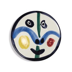 Pablo Picasso Madoura Ceramic Plate 'Visage No. 0' Ramié 458