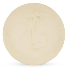 Pablo Picasso Madoura Ceramic Plate 'Visage' Ramié 445